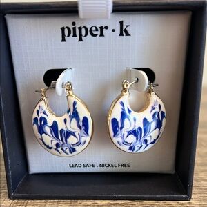 Piper K | Vintage Style Hoop Earrings